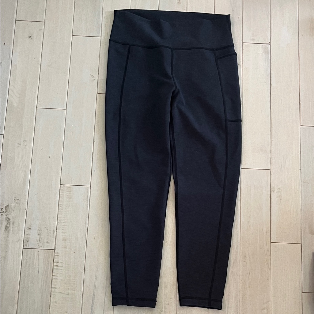 Sweaty Betty Black High-Waist Leggings With Side Pocket L